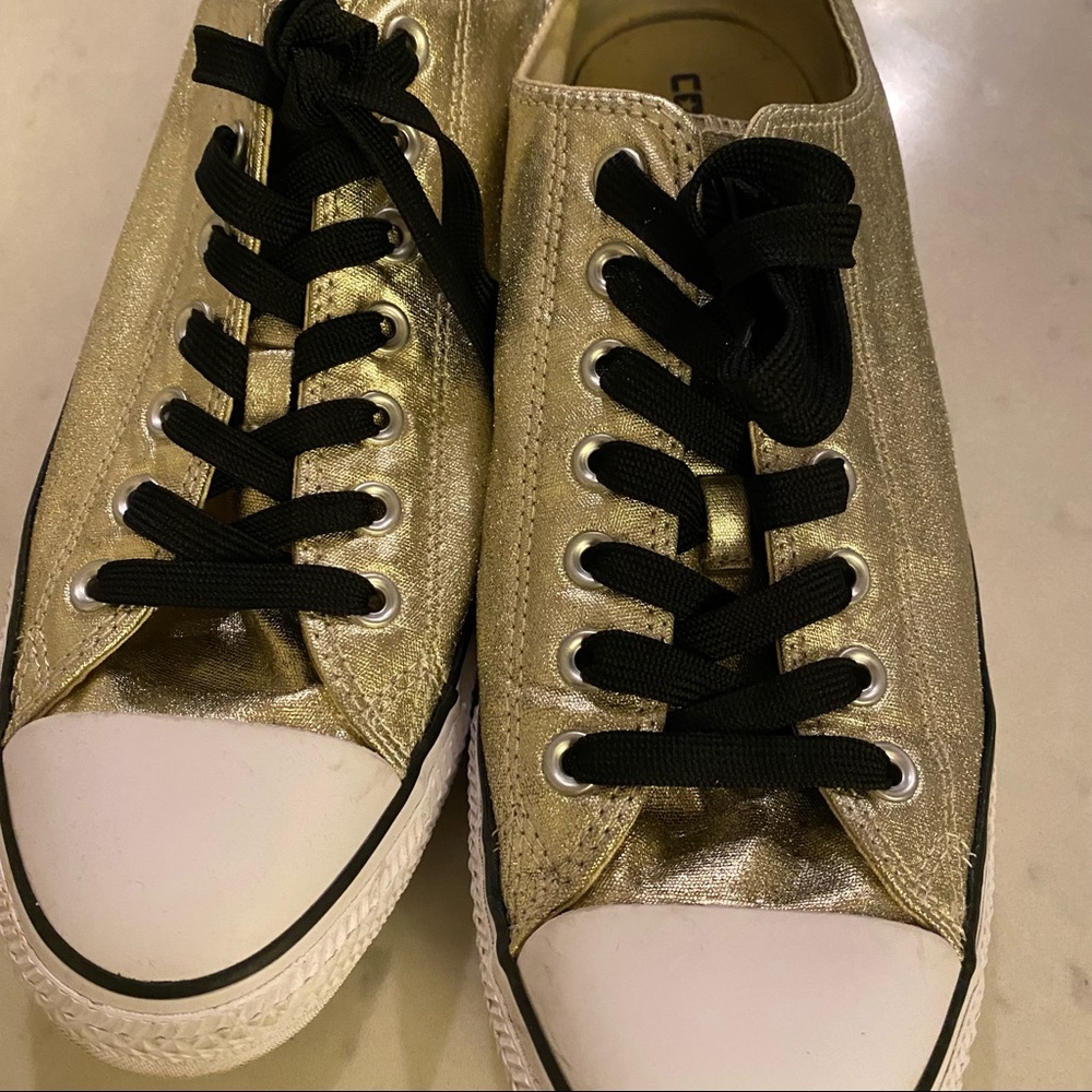 Converse All Star metallic gold Sz 11